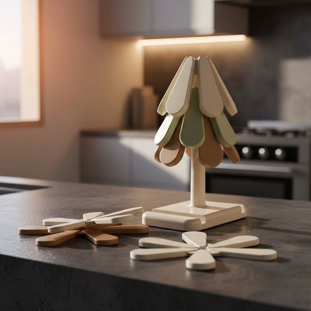 인테리어 냄비받침 팟스탠드 집들이선물 접이식 스탠드 테이블