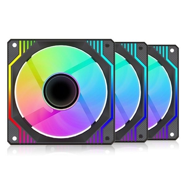 AONE STORM INFINITY RGB 120 3PACK 시스템쿨러 블랙