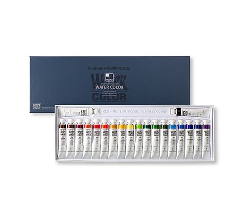 [온누리상품] 신한 전문가용 수채화물감 12ml 20색