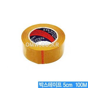 [온누리상품] 삼성 박스테이프5cmX100M 낱개  테이프 유리테이프