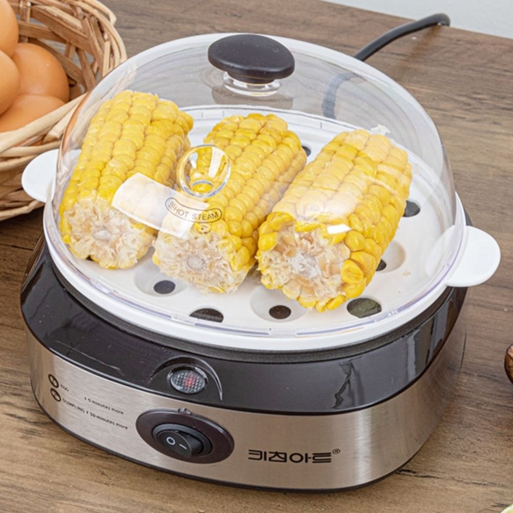 찜 기계 전자 전기 멀티 찜기 계란 2단 반숙 완숙 호빵 달걀 삶는 만두 찌는 기계