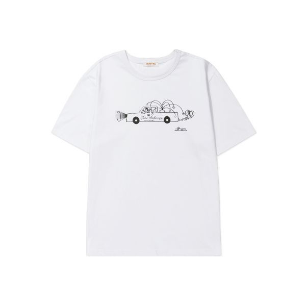 MIMTHEWARDROBE MIMTHEWARDROBE 부르르X밈더 러브딜리버리 티셔츠_화이트 316115