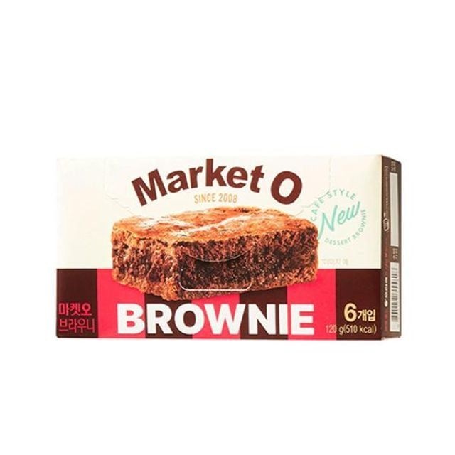 마켓-오 리얼 브라우니 6입 120G 1박스 16개입
