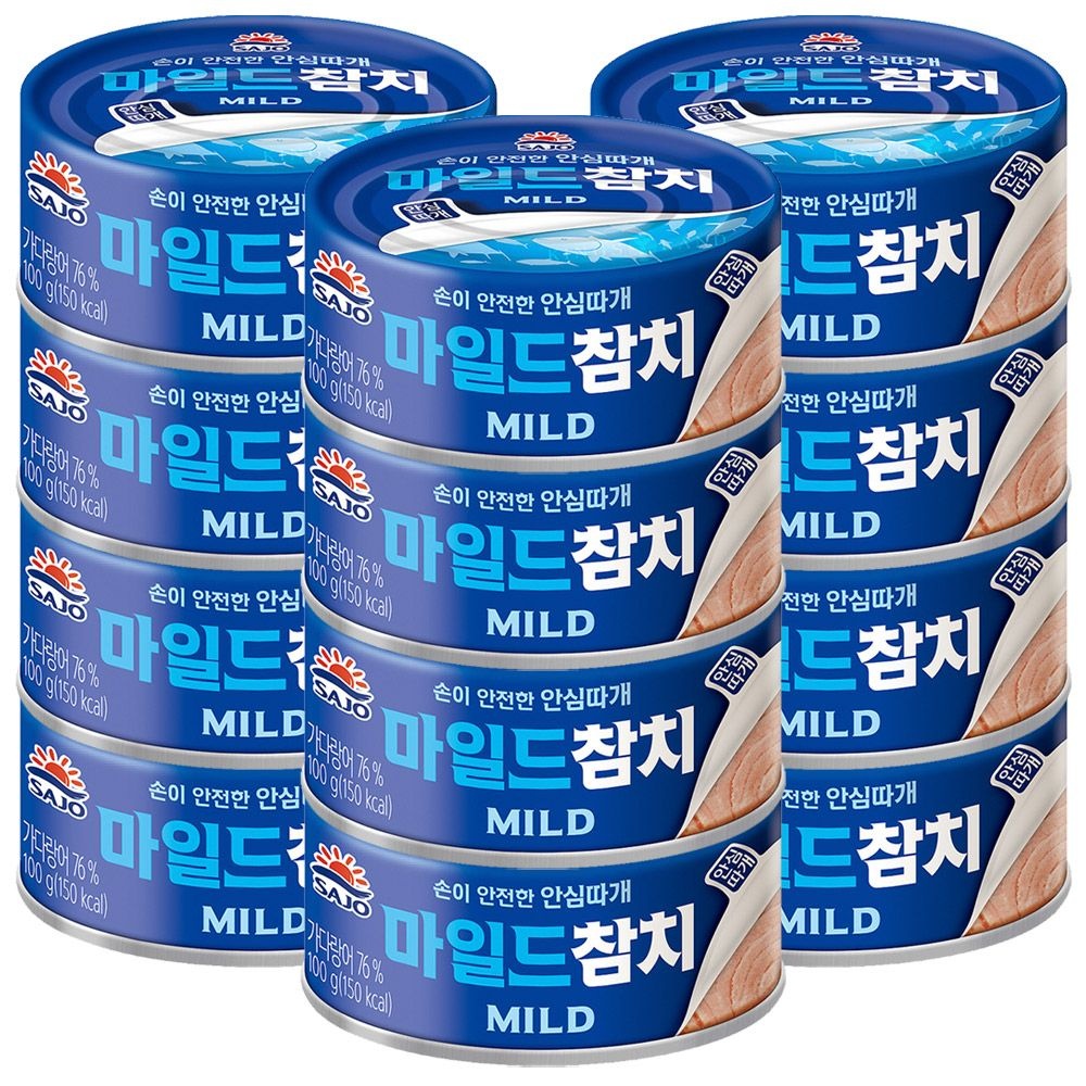 사조 마일드참치 100g 12개