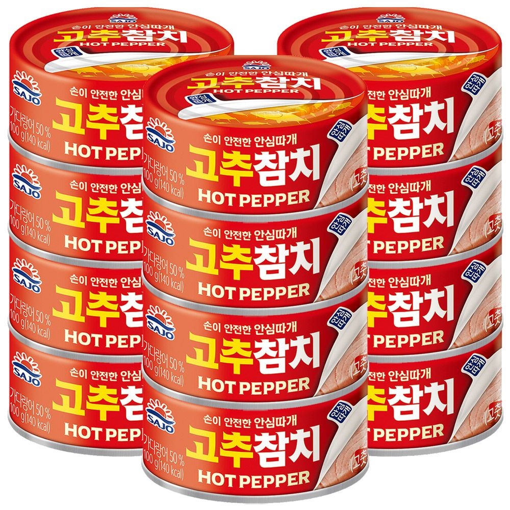 [온누리7%혜택]사조 고추참치100g  12개