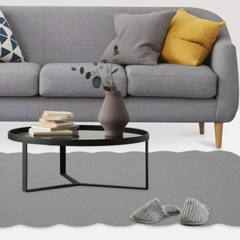 러그 소파 패드 엘레강스 에스닉 퀼팅 워싱 순면 목화솜 쾌적 포근 3인용