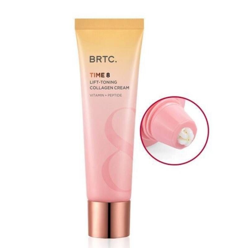 피부관리 BRTC 타임 8 리프토닝 콜라겐 크림 80ml / 수분크림