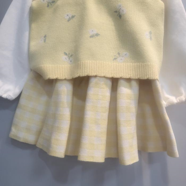 치크 [패션플러스][치크]치크 DP01 문양 자카드 스커트세트하의 CKSV2414G (13259967)