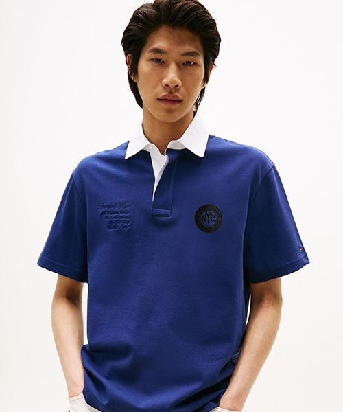tommyhilfiger 클래식 럭비 티셔츠 (T12F6TKT400MT1C7G)
