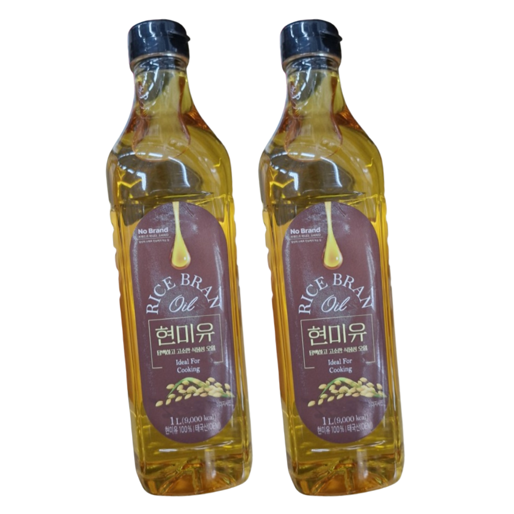 노브랜드 현미유 1000ml x 2개 담백하고 고소한 식물성오일