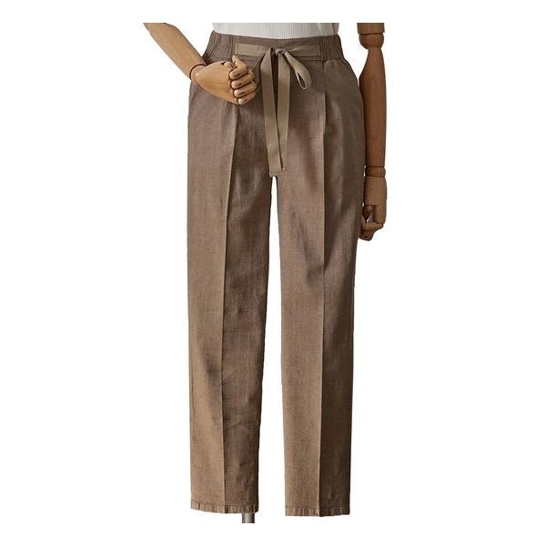 4KUS 포커스 뒷 밴딩 린넨 팬츠 FM5C3PT3142