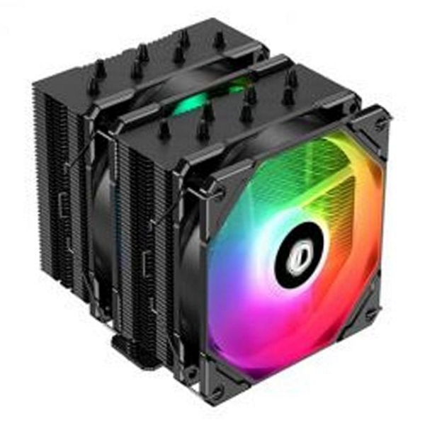 컴퓨터 cpu 쿨러 argbcpu 쿨러 듀얼 히트 데스크탑 타워형 공랭 알루미늄 시스템 메모리 코팅 블랙 호환