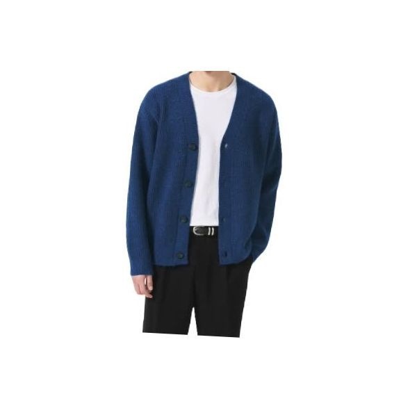 에잇세컨즈 8SECONDS 벌키 와이 가디건 카디건 블루 424X5ALY1P 416101 [매장상품]