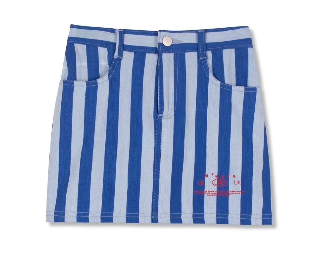 [롯데백화점] 윙켄 WK-BL 스트라이프데님스커트 7617A-430-15 LE1221147687