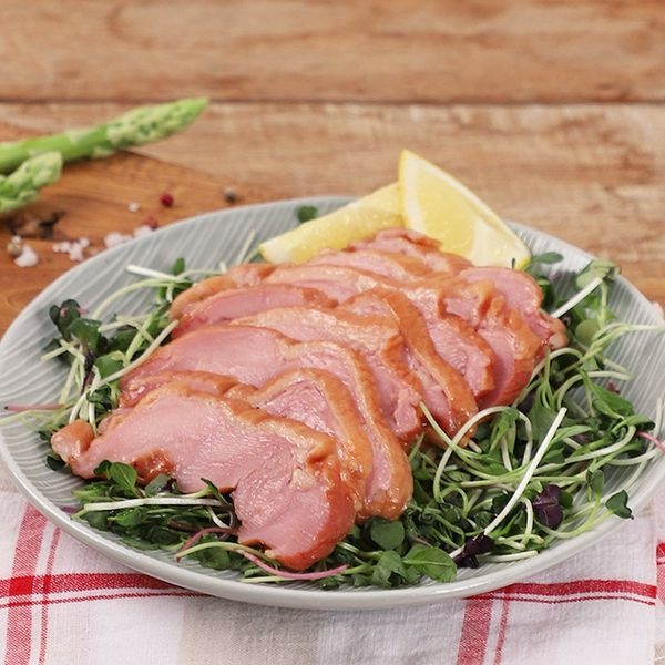 인정식탁 토랑토랑 훈제닭다리바베큐 슬라이스 200g x 6팩