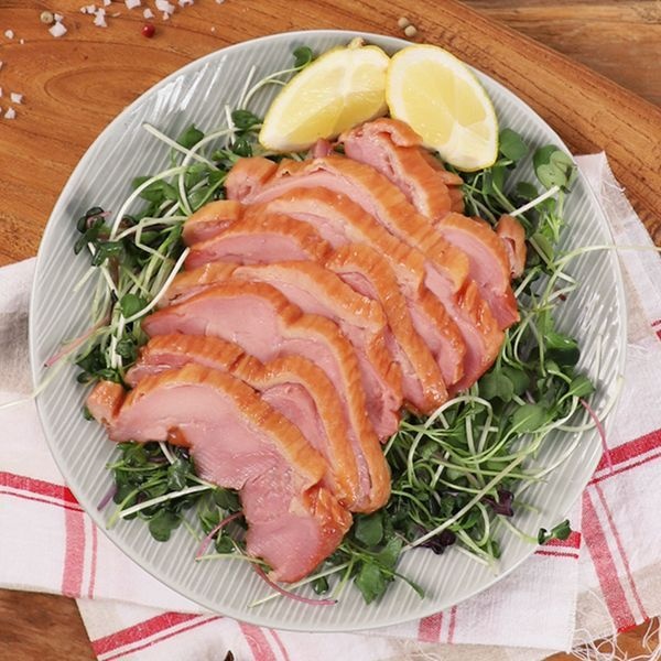 인정식탁 토랑토랑 훈제닭다리바베큐 슬라이스 200g x 4팩