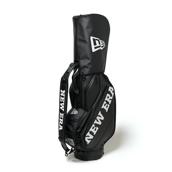 [NEWERA]뉴에라 골프 캐디백 프로 투어백 워드 마크 로고 블랙 화이트 14393707 투어 튼튼한 여행 예쁜 해외 원정 세련된 골
