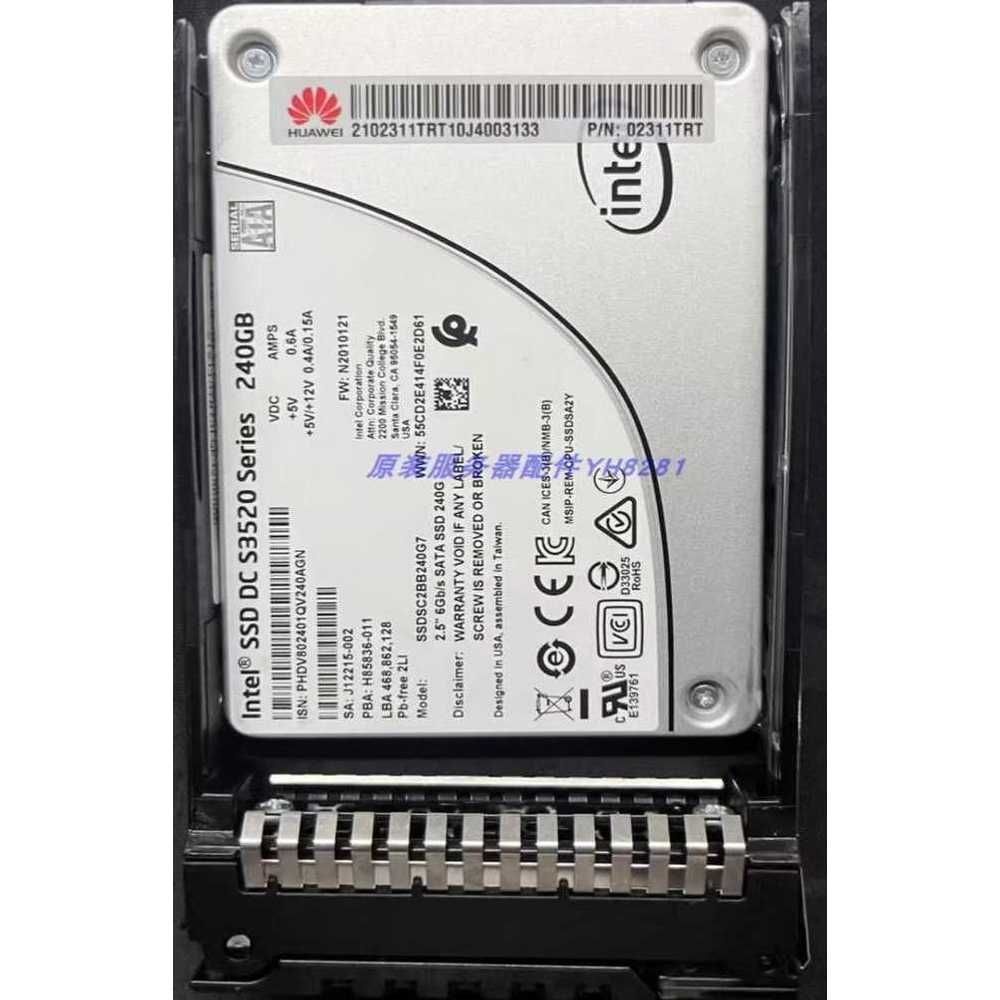 [해외] 화웨이 02311TRT 240G S3520 SSD 2.5 SATA 서버 솔리드 스테이트 드라이브 240GB