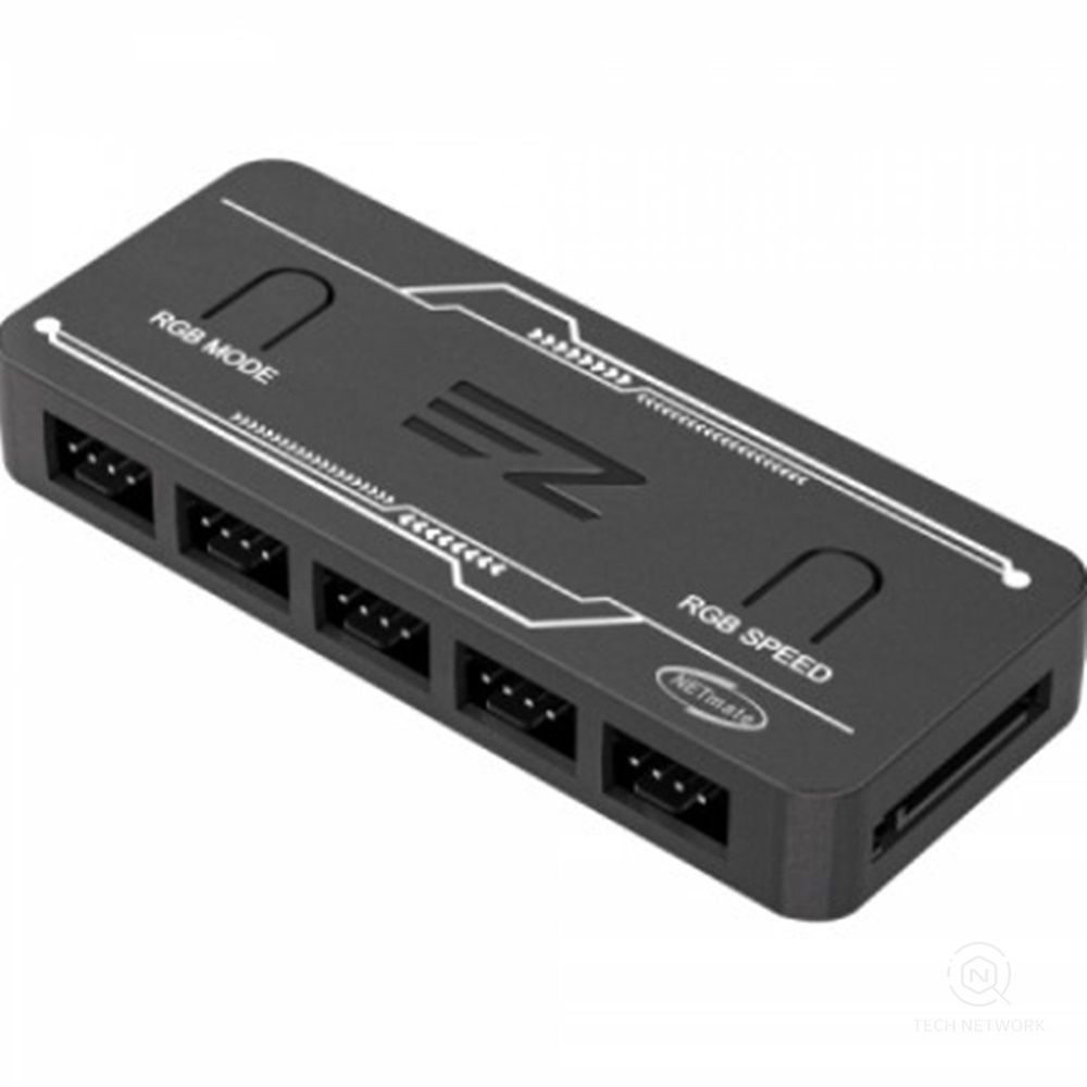 ARGB PWM 팬허브 쿨링팬 LED 컨트롤러 시스템쿨러 5포트 컬러 제어 속도 스피드 8포트 팬속도 기기 장비