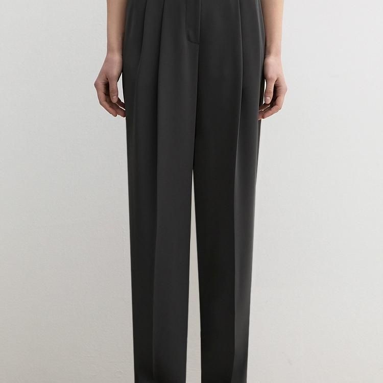 [롯데백화점] 시스티나 투턱 롱 와이드 팬츠 (AWWSLP11150) LE1219350103