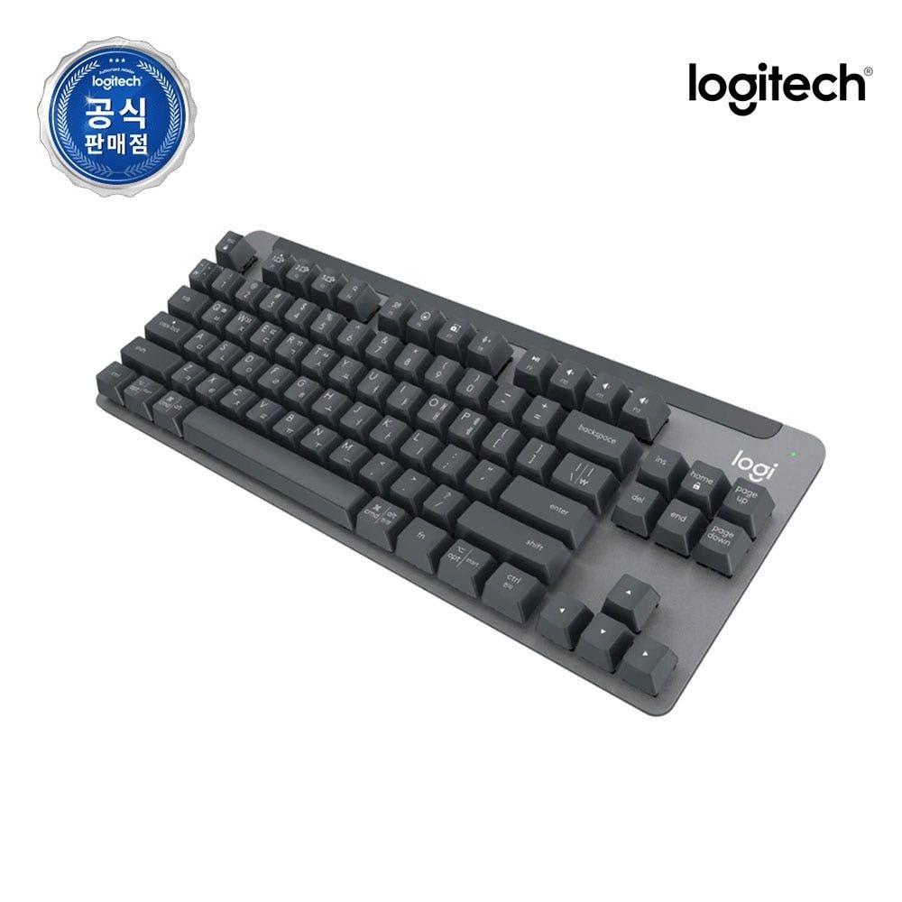 로지텍코리아 공식 Signature K855 무선 키보드 그래파이트, 적축
