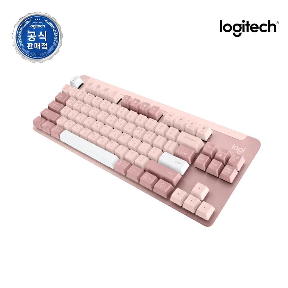로지텍코리아 공식 Signature K855 무선 키보드 로즈, 적축