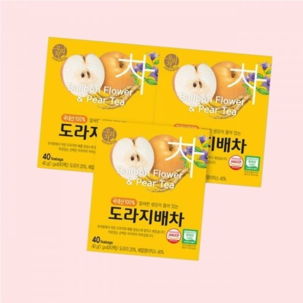 우리차 송원 도라지배차 40Tx3개 무카페인 4535458