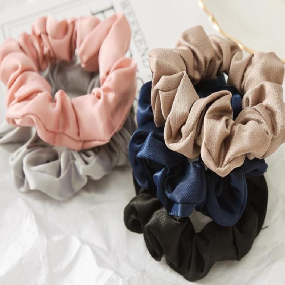 대한이커머스제휴사 스타일링머리끈 패션머리끈 미니스크런치 작은 머리끈 고급머리끈 밴드 고무줄 곱창 무지