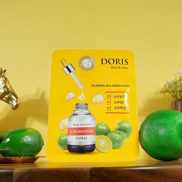 [하프클럽]무화과 국화추출물 피부투명 마스크팩 10입 깔라만시