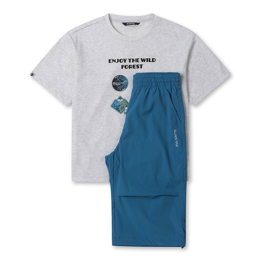 블랙야크 키즈 랜드패치냉감반팔세트OV31BKSEMU907