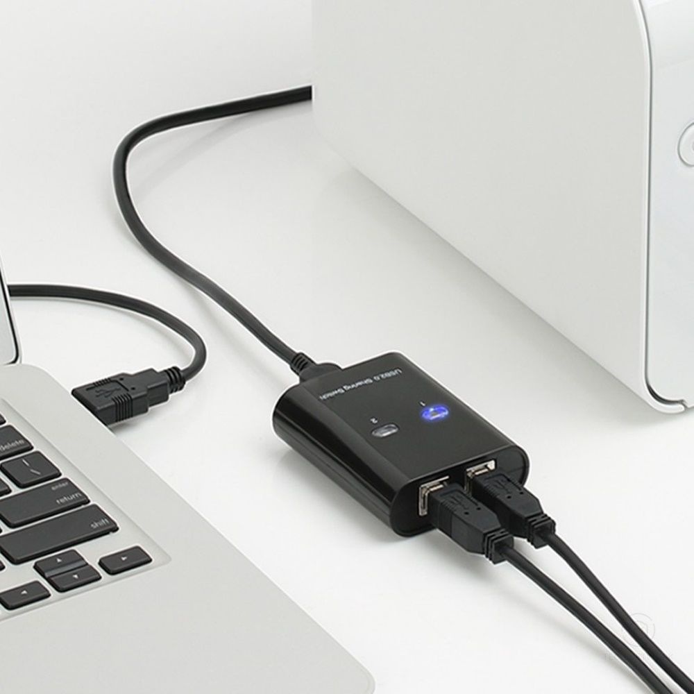 2대1 프린터 복합기 전환장치 변경스위치 스캐너공유기 장비 USBB A타입 연결 USB 사무실 USBA 셀렉터 B타입