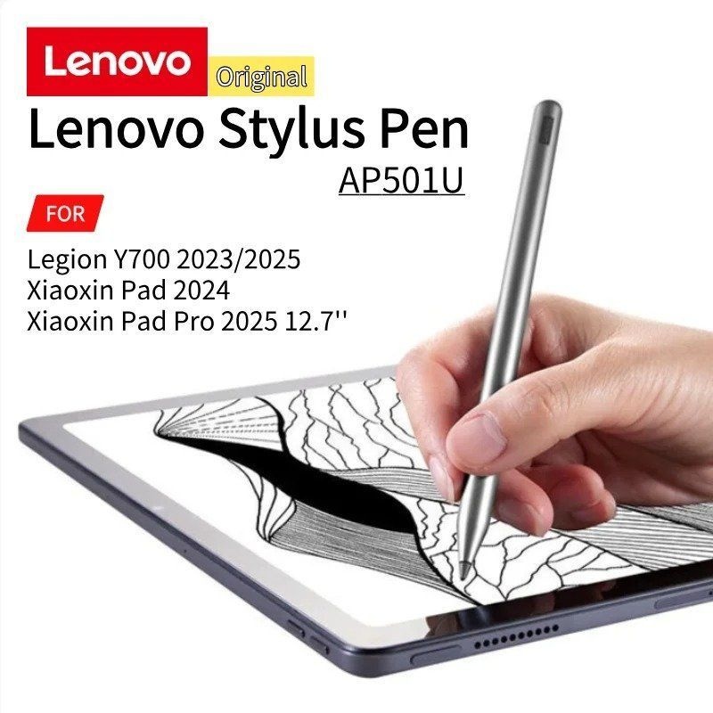 [해외] Lenovo Original Stylus Pen for Tablet Legion Y700 2023/2025 Xiaoxin Pad 2024 TypeC 충전 자기 드로잉 펜