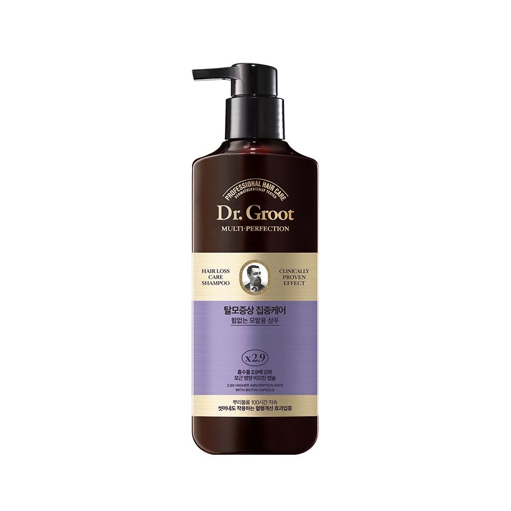 닥터그루트 멀티퍼펙션 탈모케어 힘없는 모발용 샴푸 400ml