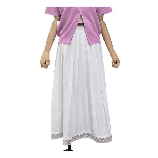 4KUS 포커스 플레어 레이스 스커트 (FM5C3SK3123)