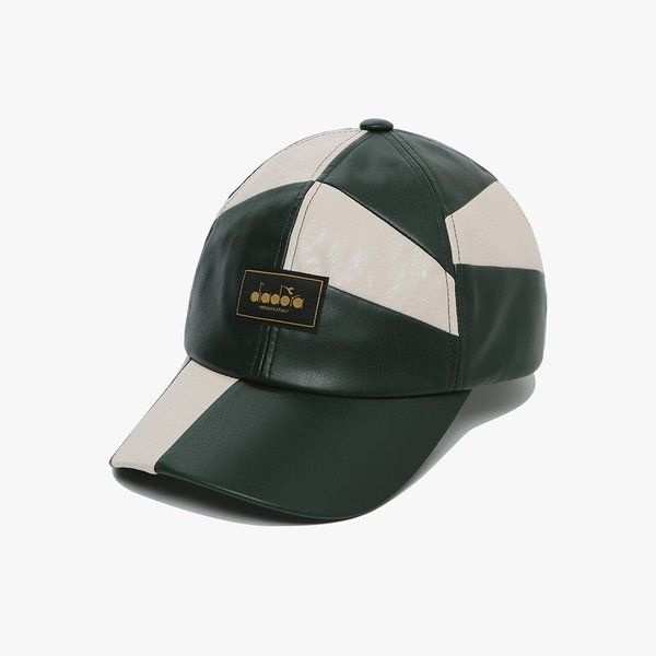 <매장정품> diadora 디아도라 [공식스토어] 이크 컬러블럭 볼캡 GREEN (D3443LCP09GND) 965673