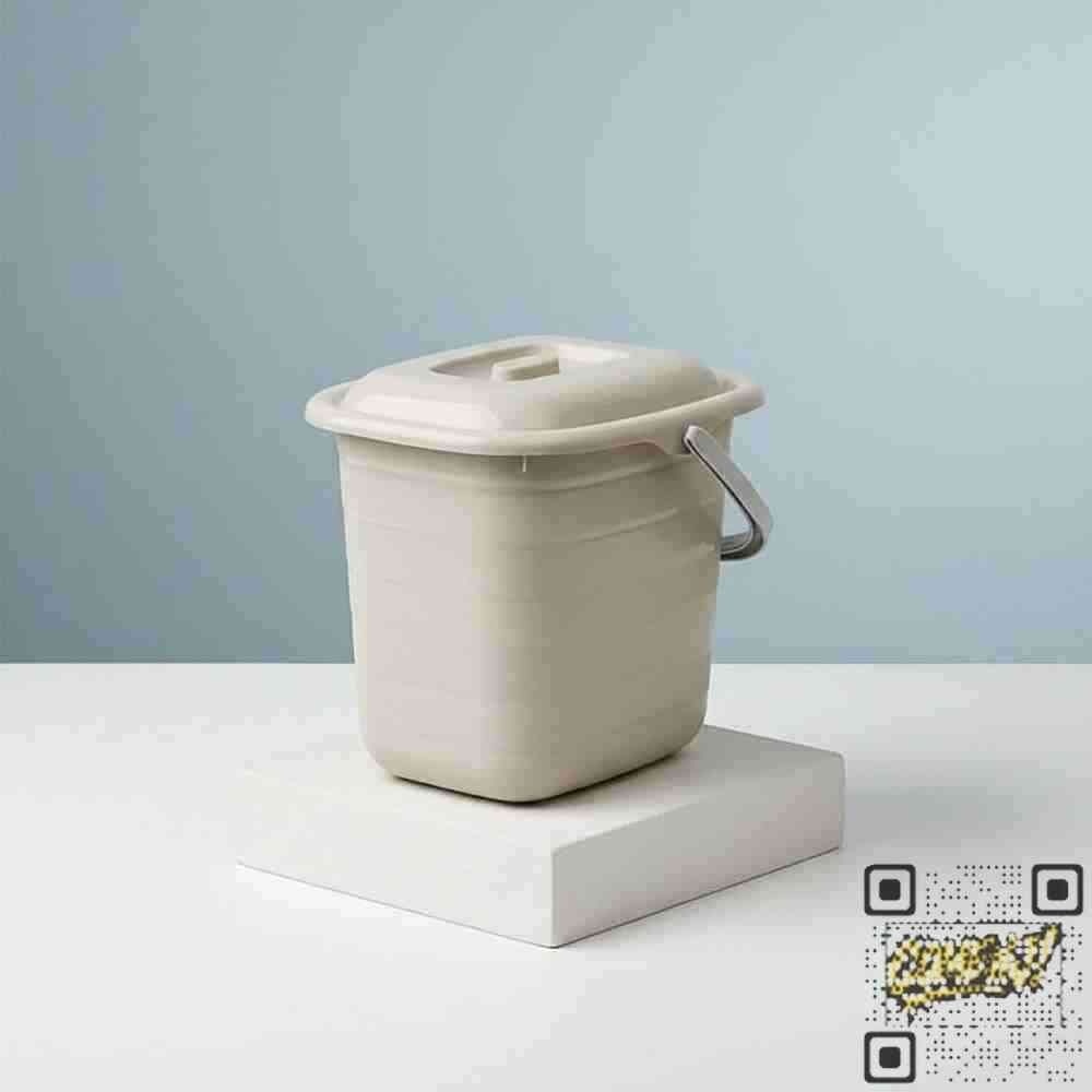 뚜껑 사각 양동이 세차 캠핑용 플라스틱 버켓 대용량 수납 물통