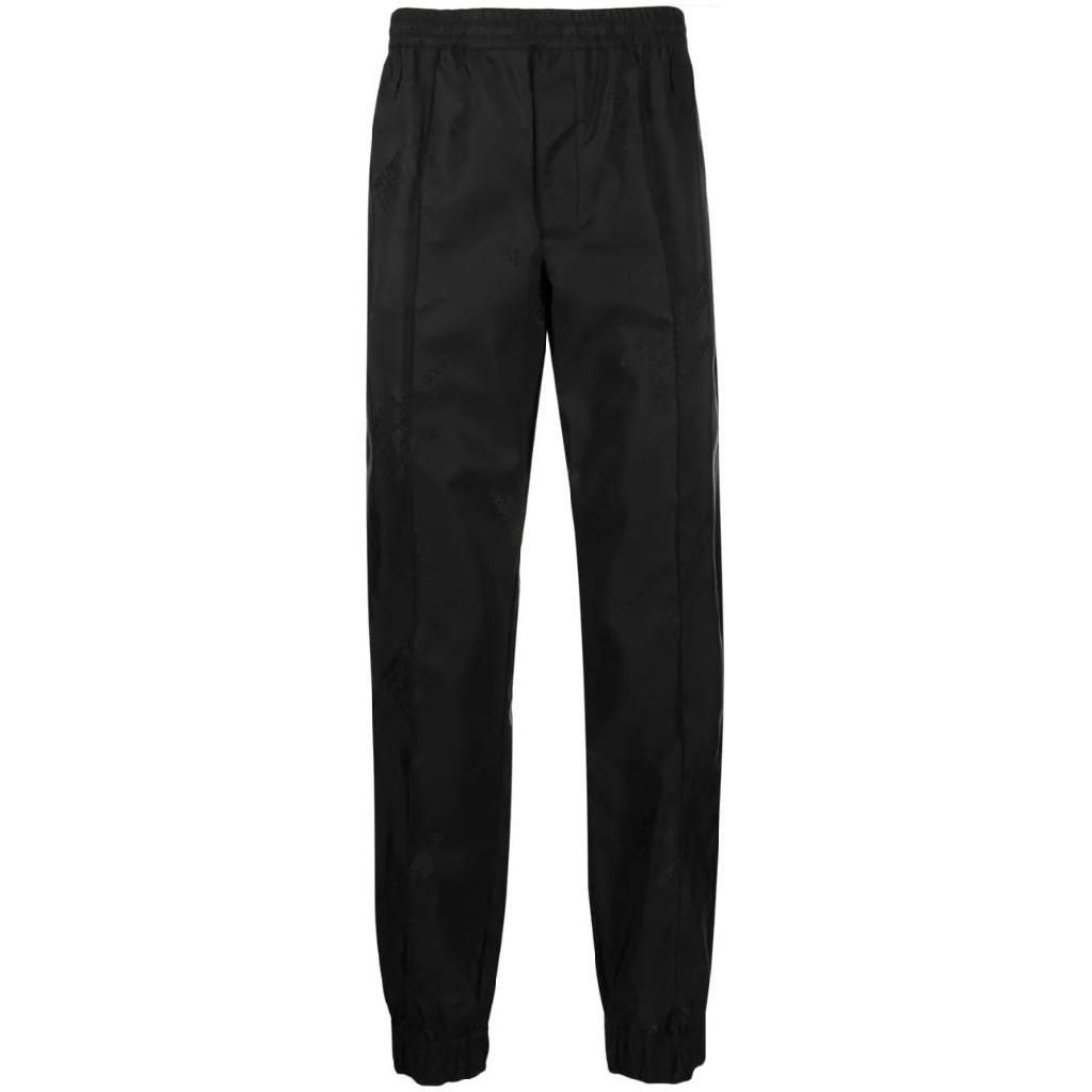 헬무트랭 헬무트랭 로고 프린트 테이퍼드 팬츠 L02HM202 TP449466964