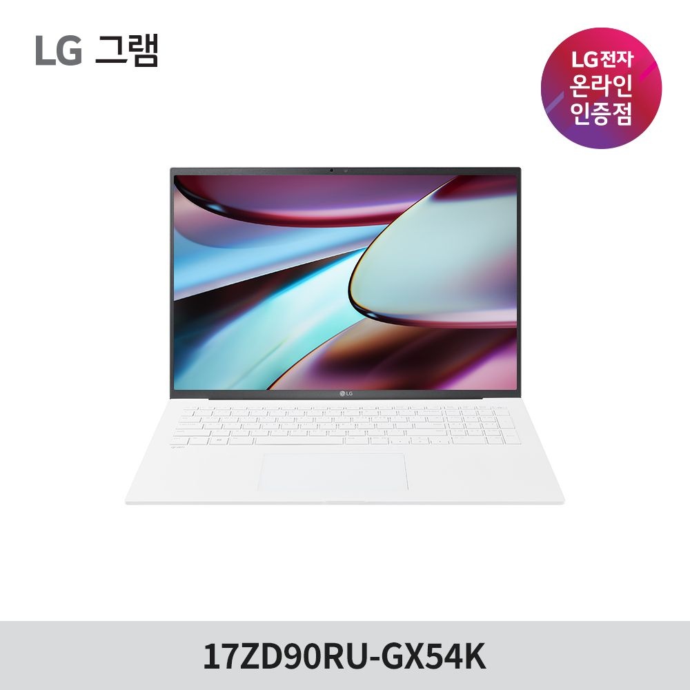 LG전자 LG그램 17ZD90RU-GX54K 13세대 대화면 대학생 사무용 가벼운 노트북 i5 RAM16GB SSD256GB