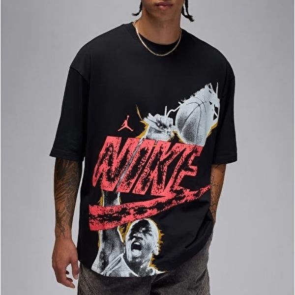 나이키 [나이키]나이키 조던 레트로 M 오버사이즈 티셔츠 B4 HQ9093 010