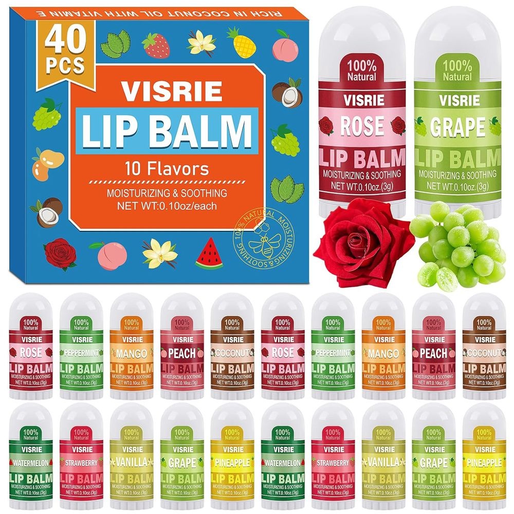 VISRIE 비스리 미니 립밤 40개입 Mini Lip Balm