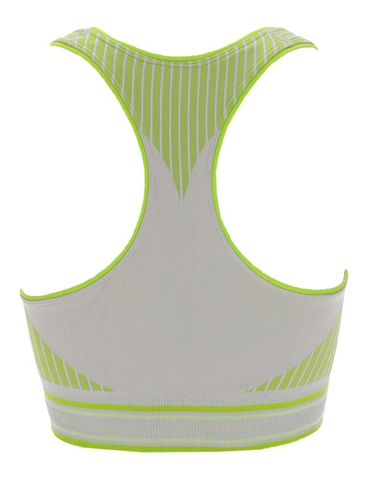 카사블랑카 26 S/S 카사블랑카 SEAMLESS 브라렛 탑 W-SP26-ACT-057_01GREY/LIME B0041960850