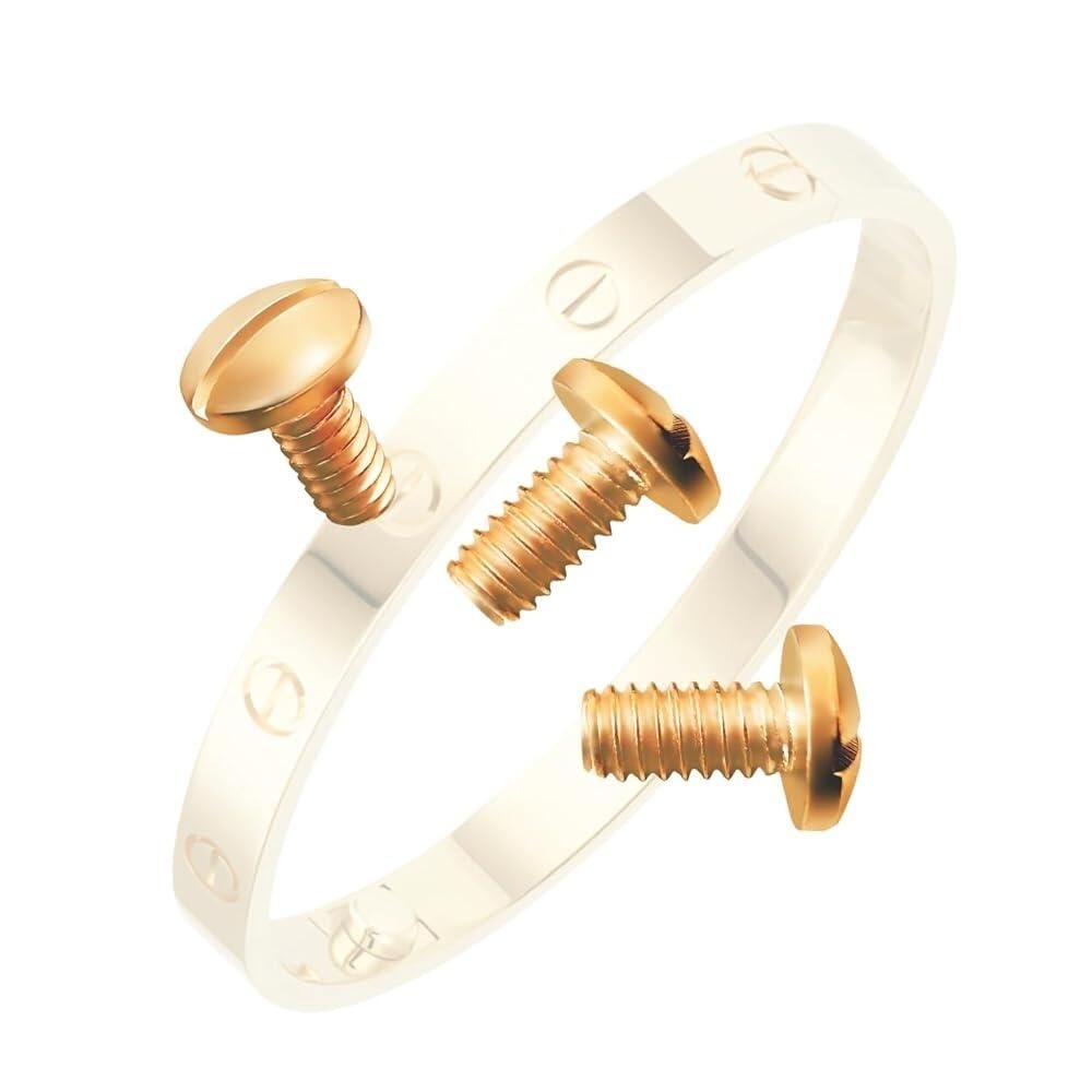 [해외] 까르띠에 러브 팔찌 사이즈 16-19용 나사 교체 3피스 (로즈 골드)