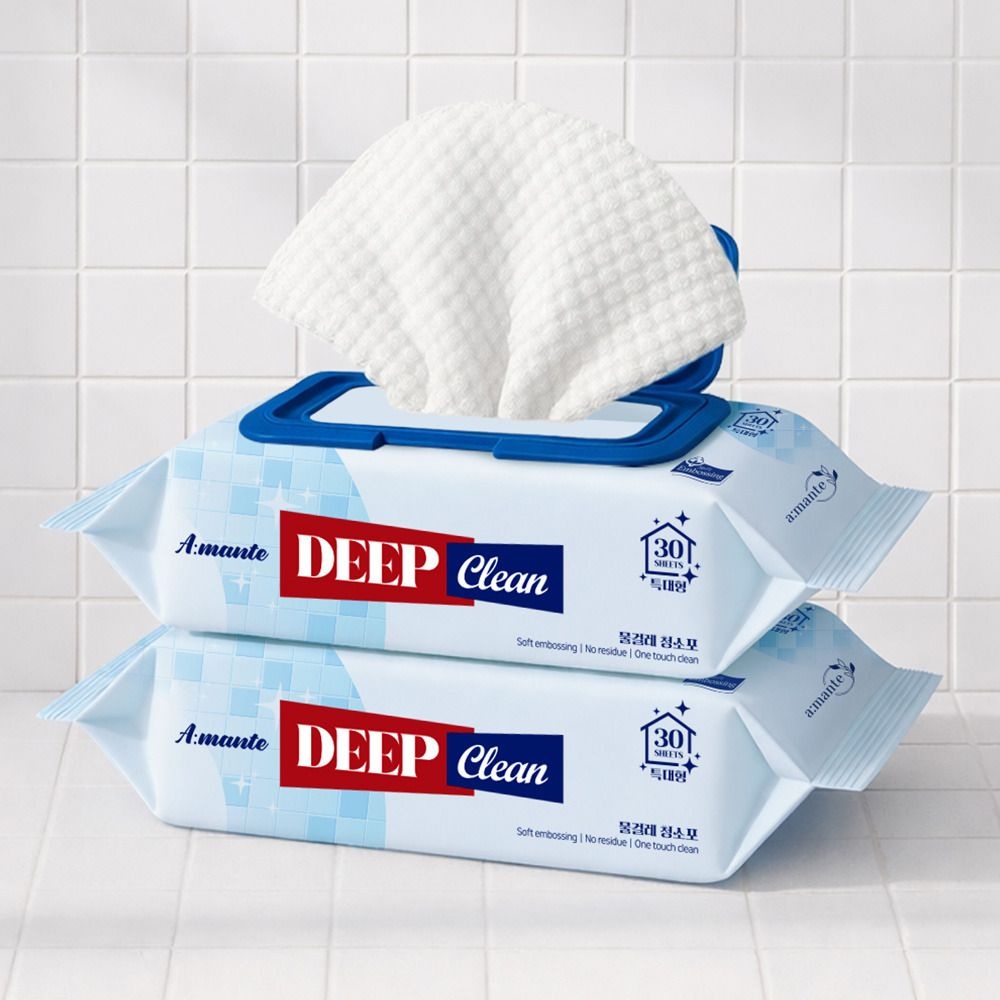 아망떼 (현대Hmall) [신제품 런칭 EVENT] 물걸레청소포 청소물티슈 특대형 30매 5팩