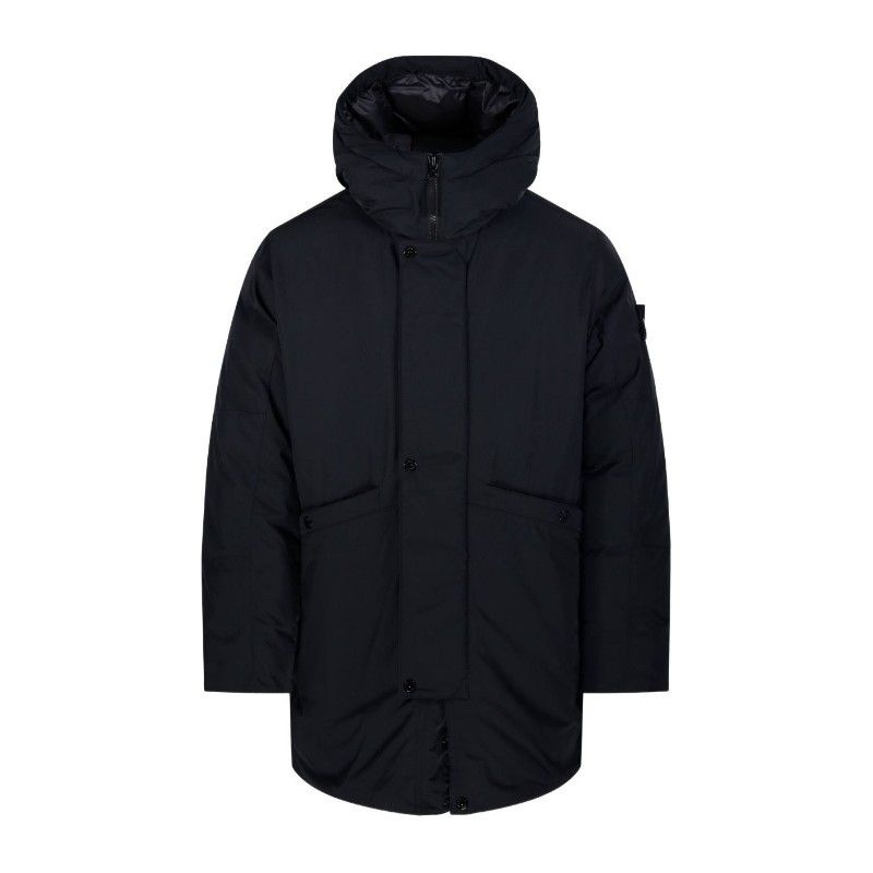 STONE ISLAND 스톤아일랜드 호리즌탈 퀼팅 스냅 플라켓 다운 재킷 K2S157100008S0026 V00