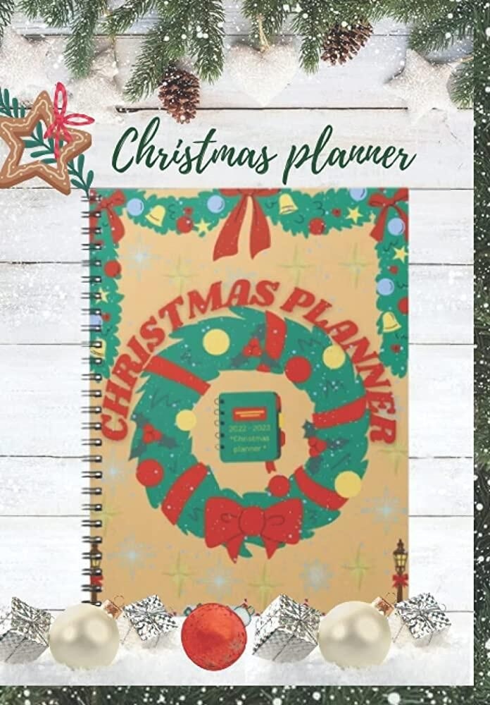 [해외] CHRISTMAS PLANNER Shopping AND & Wish List/Gift Planner/To-Do Lists/Budgets/AdVENT 벤트 Calendar,2022 Calendar/Menu Planner/Cookies Recipe example/A
