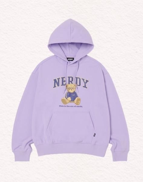 널디 NDY 엔디와이 클레버 네디 풀오버 후디 라이트 퍼플 PNES23KE0536 407921