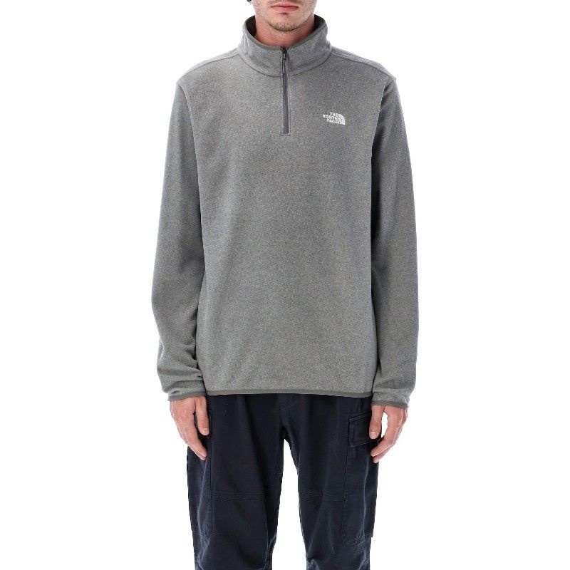 THE NORTH FACE 노스페이스 로고 자수 글레이셔 1/4 집업 플리스 스웨트셔츠 NF0A8D0Q CQI