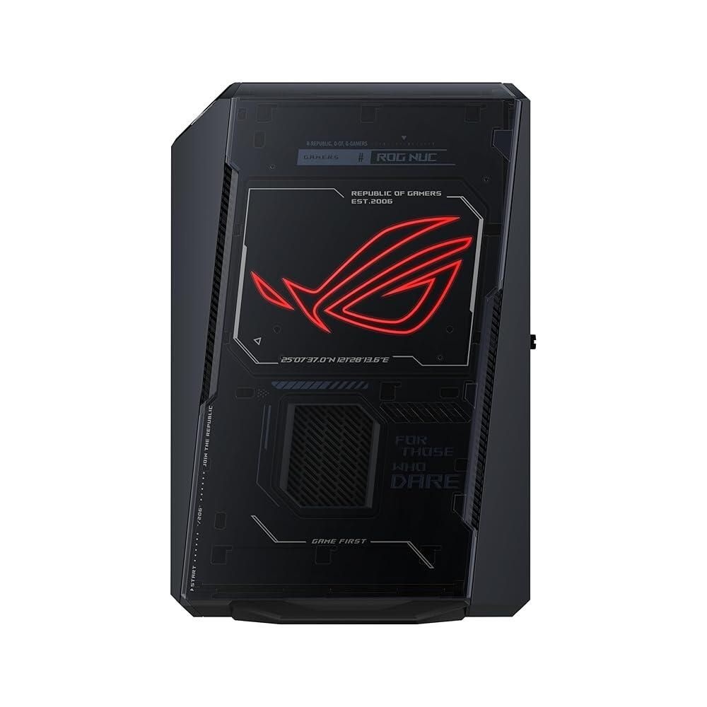 [해외] ROG NUC (2025) 게이밍 미니 PC, 인텔 코어 울트라 9 (시리즈 2) ARL-HX CPU, NVIDIA GeForce RTX 5070 MobiLEG 레그PU, 32GB DDR5 RAM, 1TB N