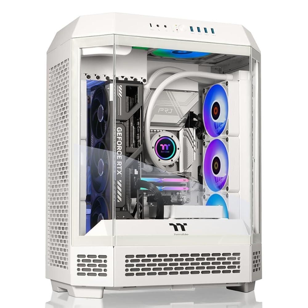 Thermaltake [해외] THERMAL 써멀take LCGS Reactor 9590S 게이밍 데스크탑 (AMD Ryzen 9 9950X3D, ToughRam 32GB DDR5 6000MT/s RGB 메모리, NVIDIA GeForce RTX 5090,