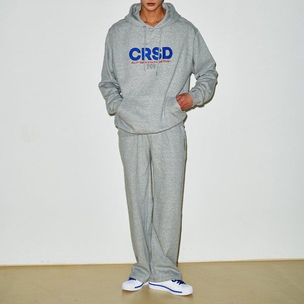 [크로스닷(남성)] [크로스닷][당일출고/SET] 크로스닷 세븐폰 오버핏 후드티 트레이닝팬츠 셋업 빅사이즈 운동복 C